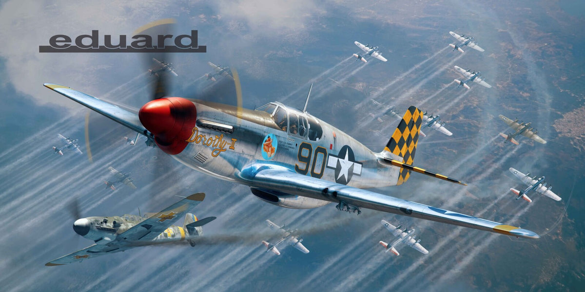 1/48 P51B Mustang w/ Birdcage Canopy Profipack Edition - Hobby Sense