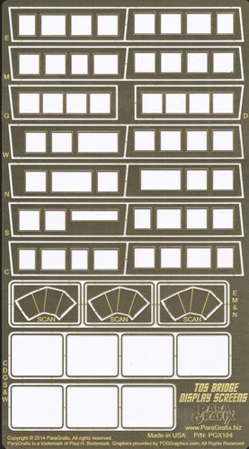 1/32 TOS Bridge Display Screens - Hobby Sense