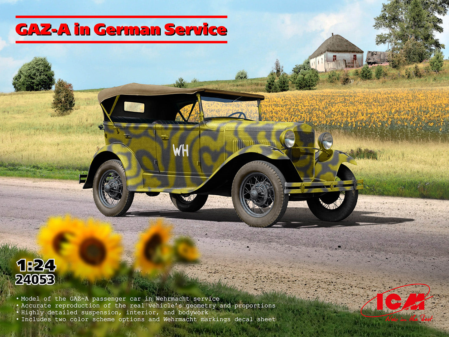 1/24 GAZ-A in German Service