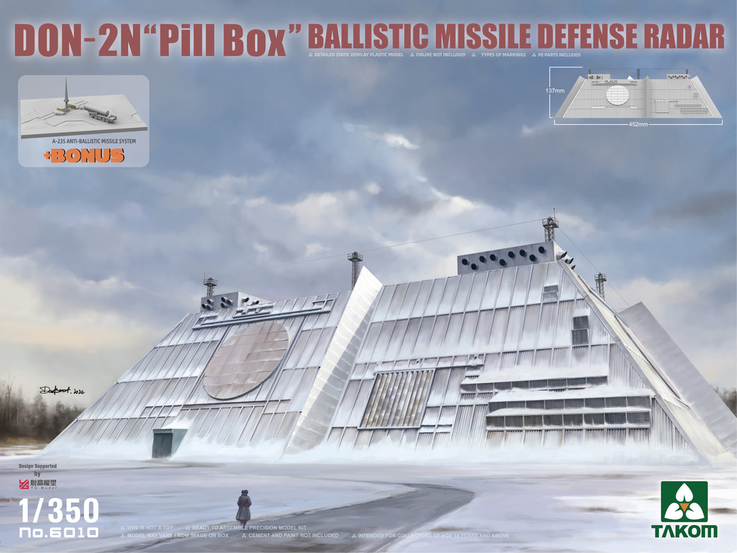 1/350 DON-2N PILL Box Ballistic Missile Defense Radar - Hobby Sense