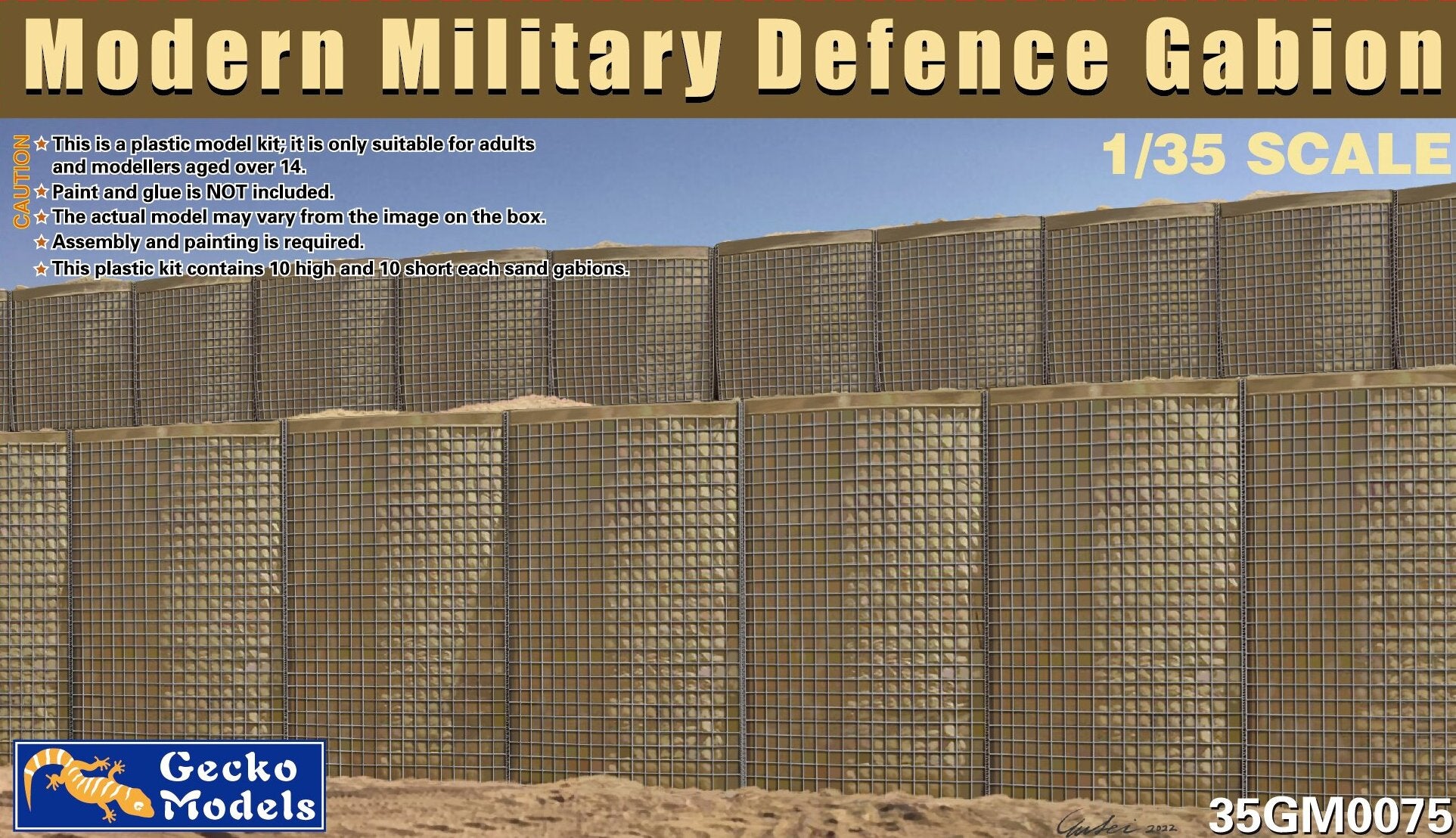 1/35 Modern Military Sand Gabion - Hobby Sense