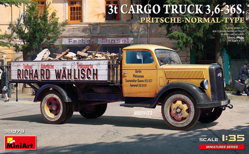 1/35 3T Cargo Truck 3,6-36S. Pritsche-Normal-Type - Hobby Sense