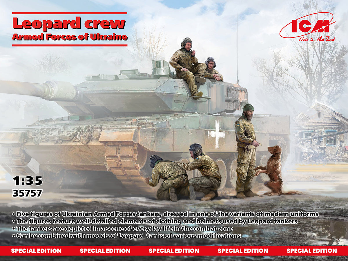 1/35 Leopard Crew of the Armed Forces of Ukraine - Hobby Sense