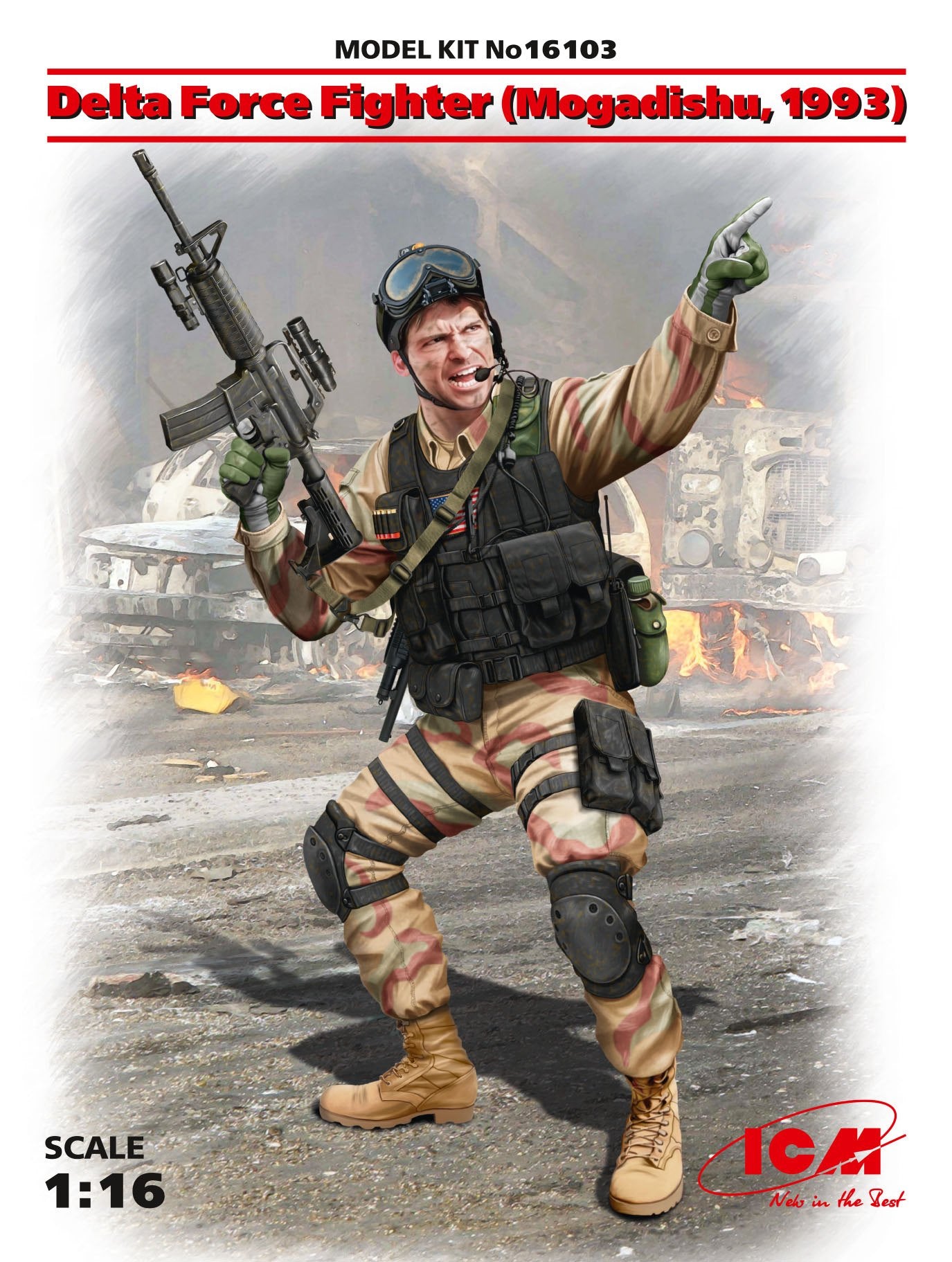 1/16 Delta Force Fighter Mogadishu, 1993 - Hobby Sense