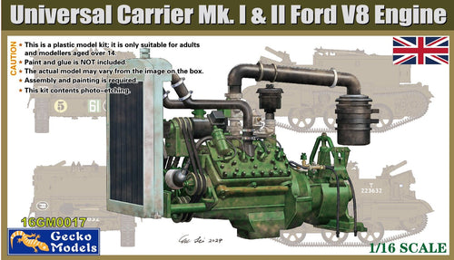 1/16 Universal Carrier Mk. I & II Ford V8 Engine - Hobby Sense
