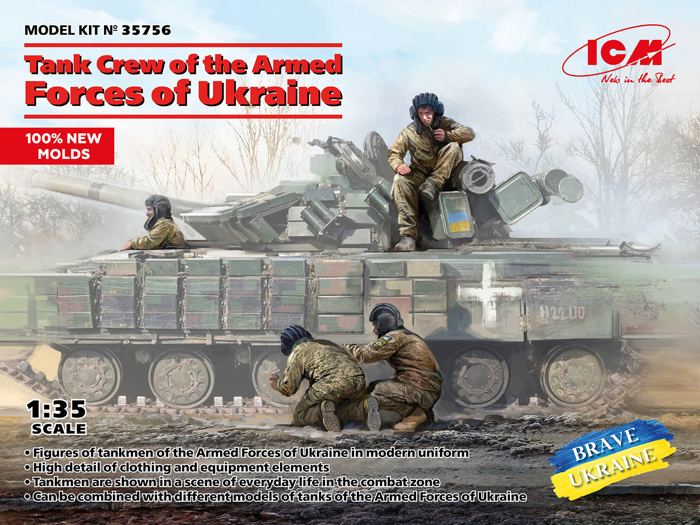 1/35 Tank Crew of the Armed Forces of Ukraine - Hobby Sense