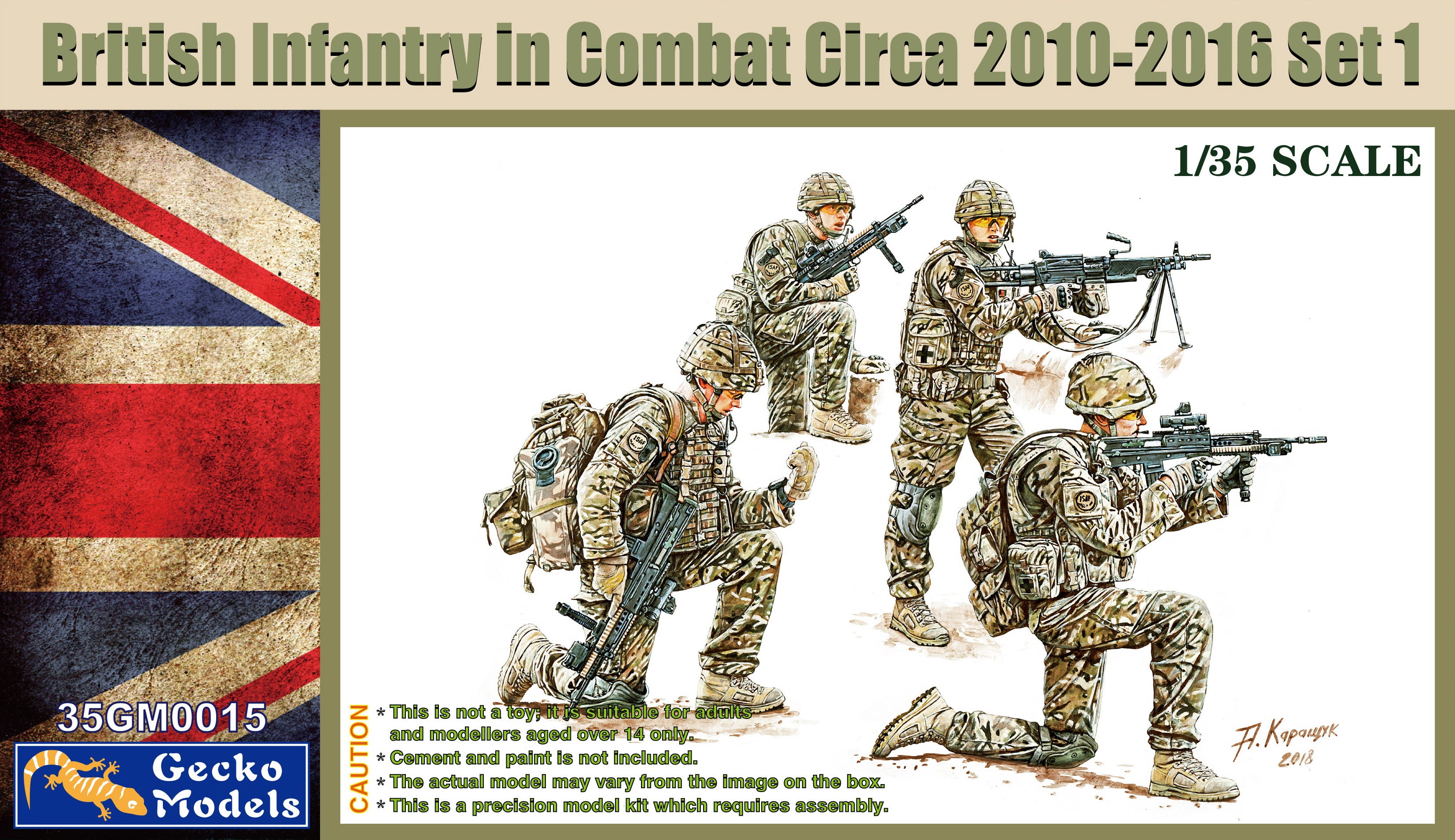 1/35 British Infantry In Combat Circa ‪2010-2016‬ Set 1 - Hobby Sense
