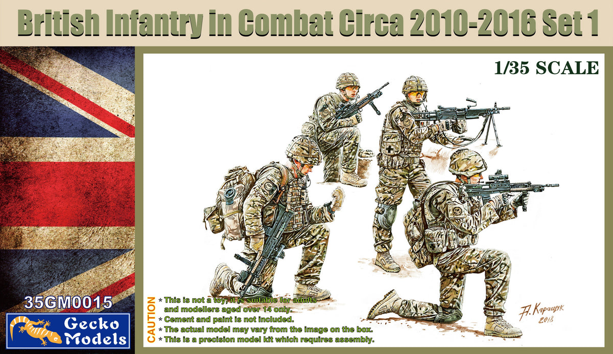 1/35 British Infantry In Combat Circa ‪2010-2016‬ Set 1 - Hobby Sense