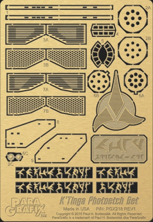 1/350 K'Tinga Photoetch Set - Hobby Sense