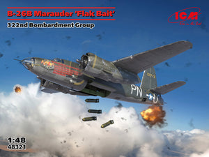 1/48 B26B Marauder Flak Bait. 322nd Bombardment Group - Hobby Sense