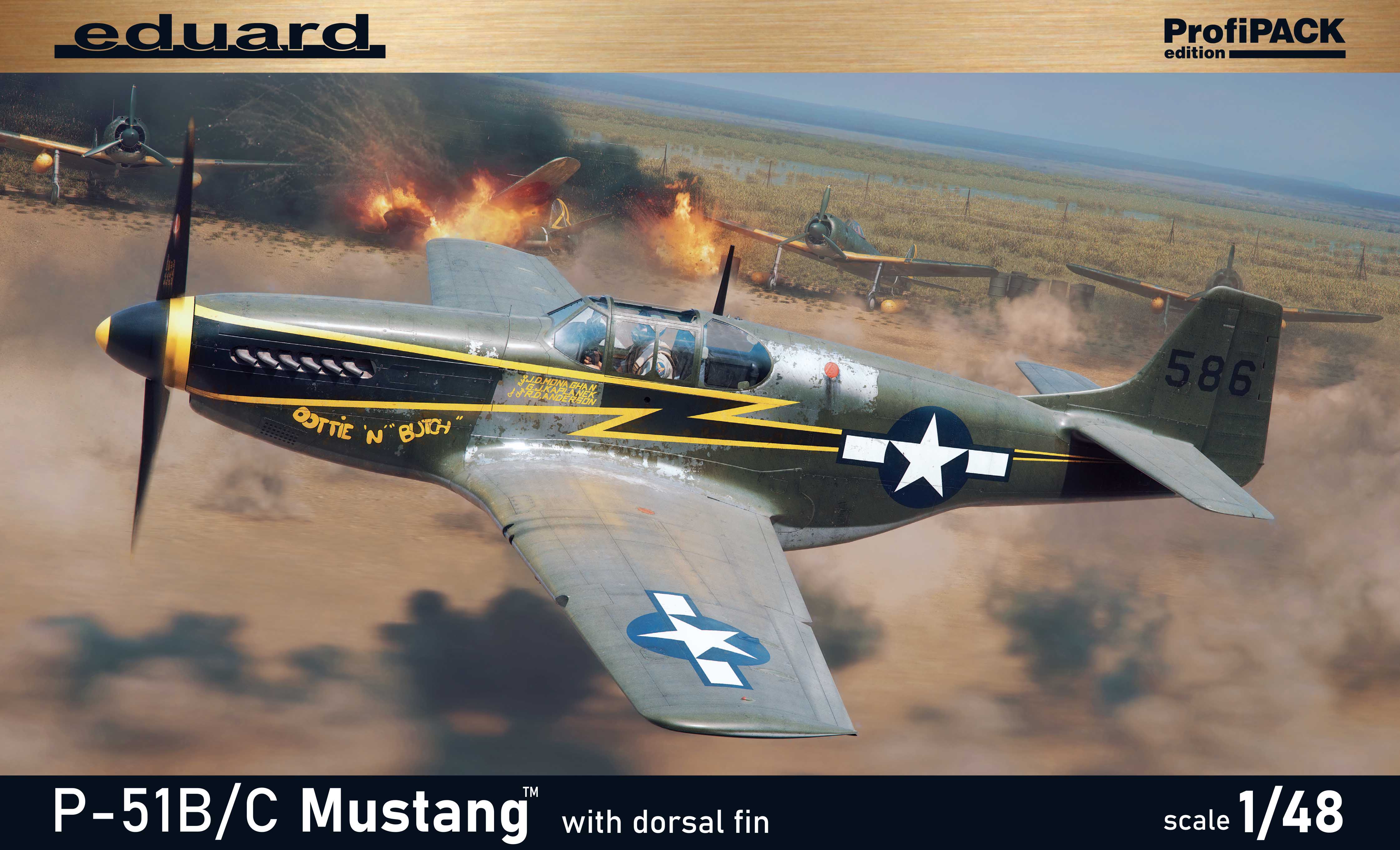 1/48 P51B/C Mustang w/ Dorsal Fin Profipack - Hobby Sense