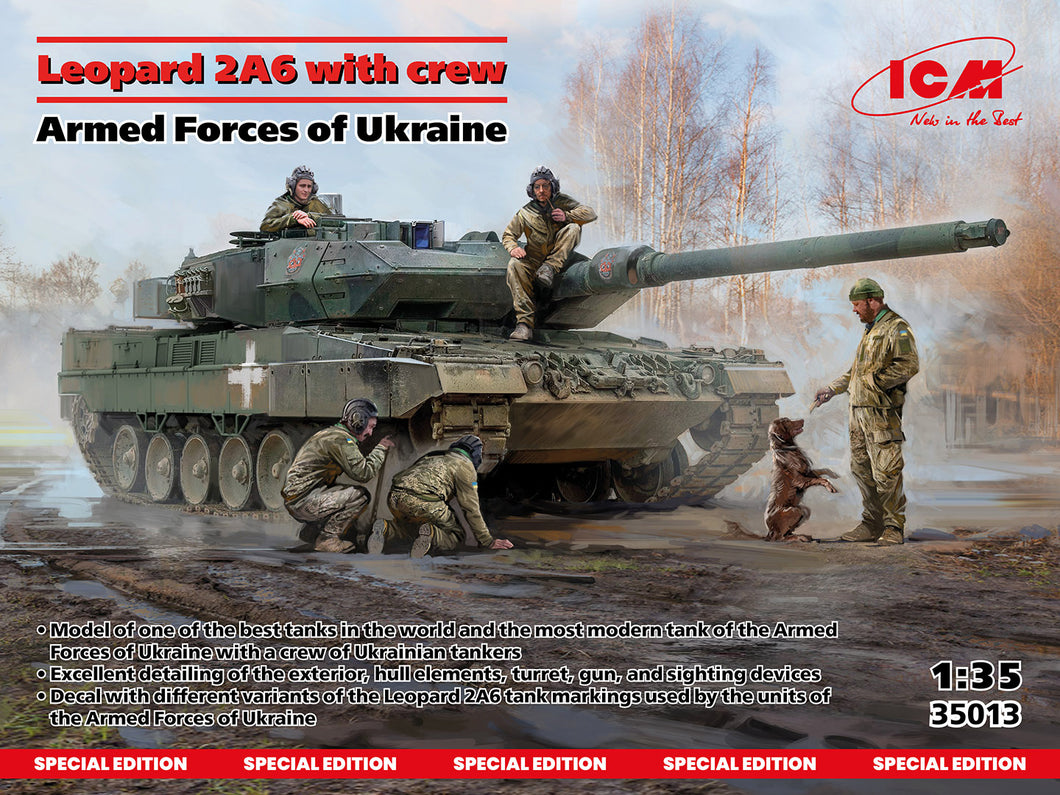 1/35 Leopard 2A6 with crew (Armed Forces of Ukraine)