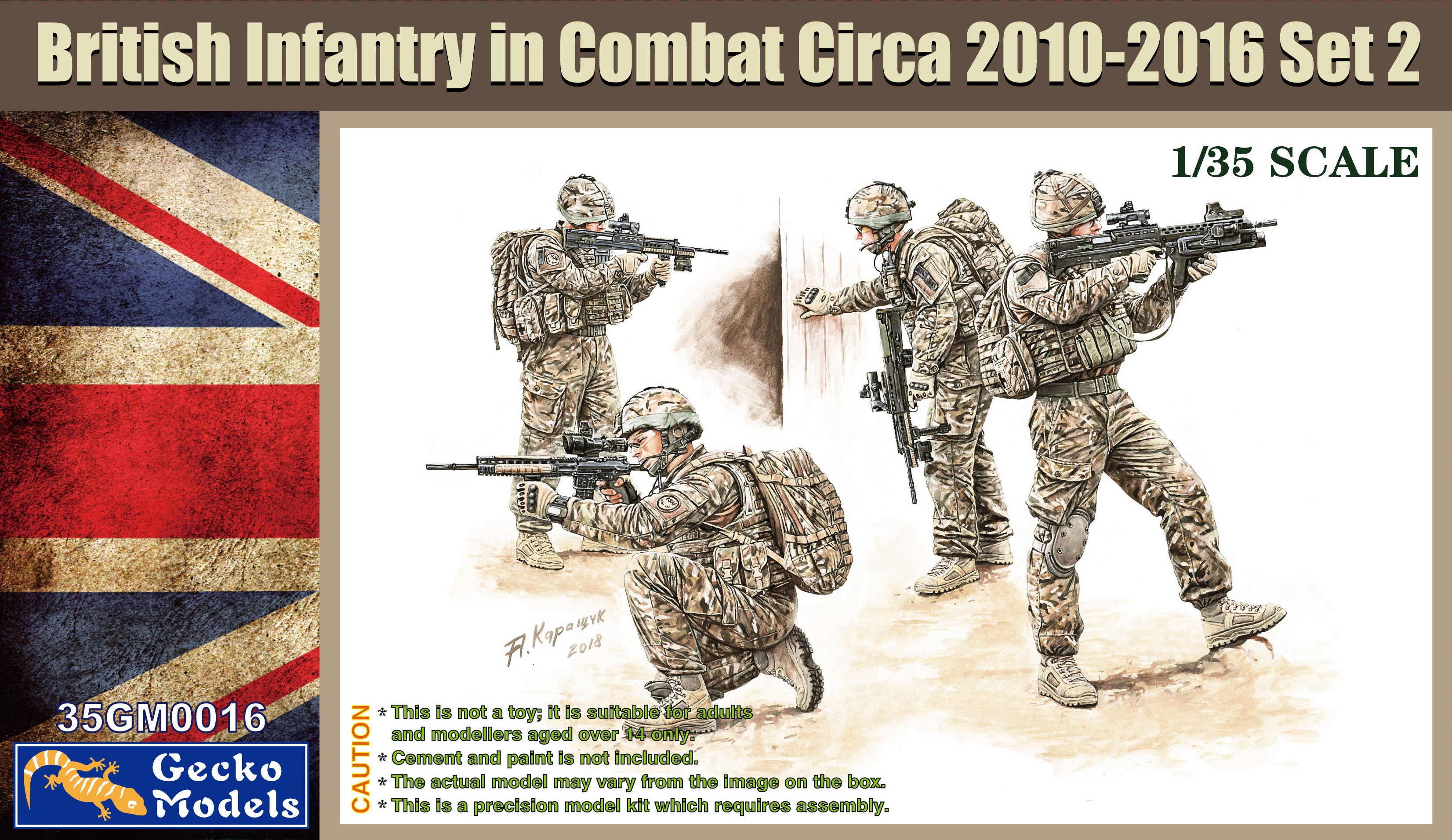 1/35 British Infantry in Combat Circa 2010-2016 Set 2 - Hobby Sense