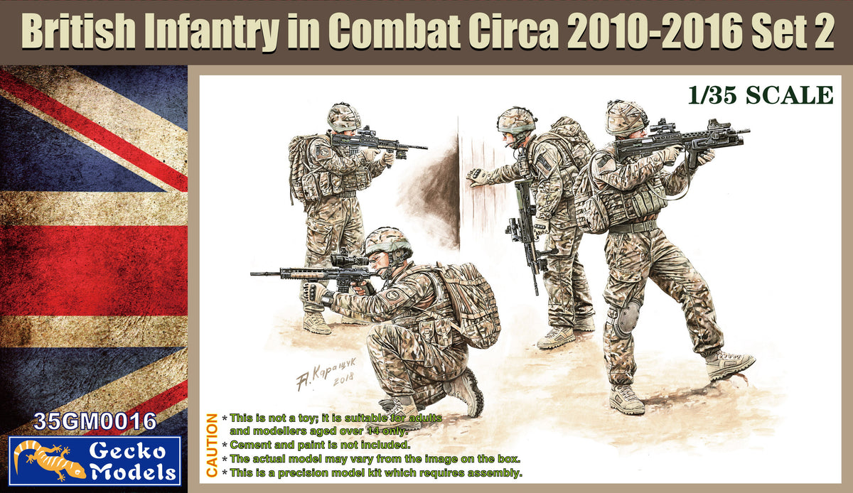 1/35 British Infantry in Combat Circa 2010-2016 Set 2 - Hobby Sense