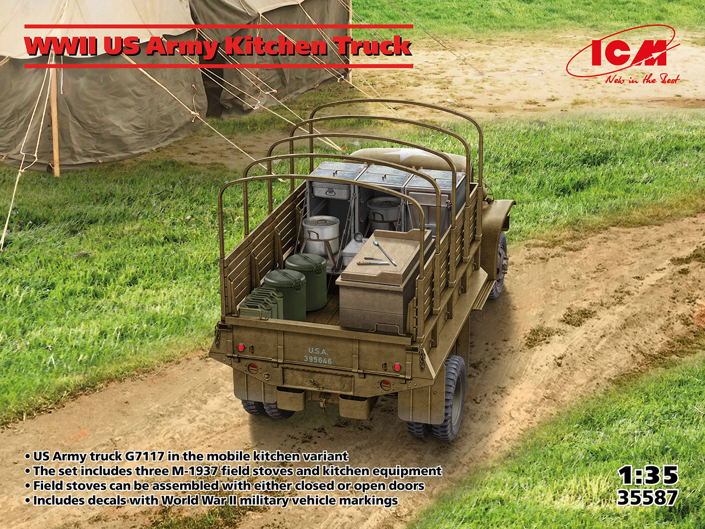 1/35 WWII US Army Kitchen Truck - Hobby Sense