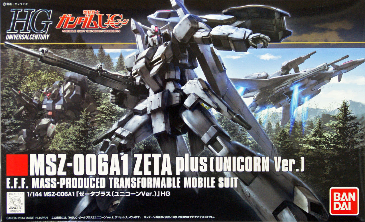 1/144 HGUC MSZ-006A1 Zeta plus (Unicorn Ver.) - Hobby Sense