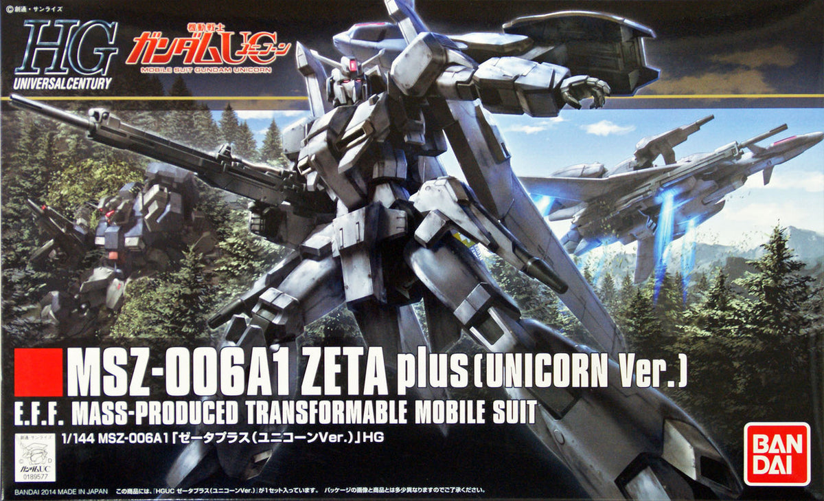 1/144 HGUC MSZ-006A1 Zeta plus (Unicorn Ver.) - Hobby Sense