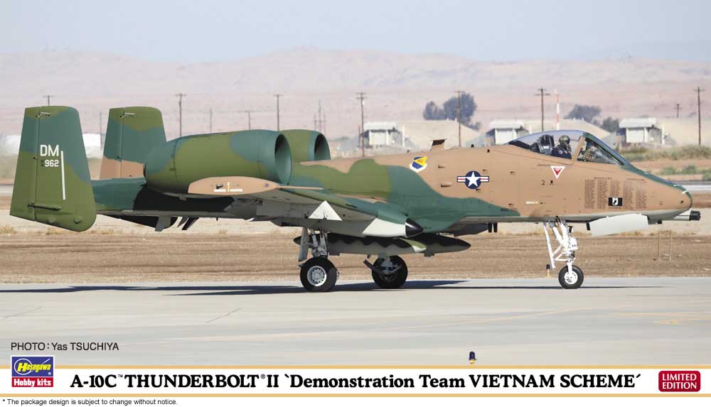 Hasegawa 1/72 A10C Thunderbolt II, Demonstration Team Vietnam Scheme - Hobby Sense