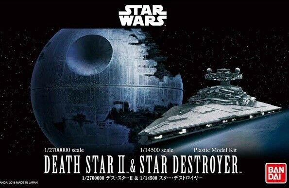1/2,700,000 Death Star II & 1/14,500 Star Destoryer, Star Wars - Hobby Sense