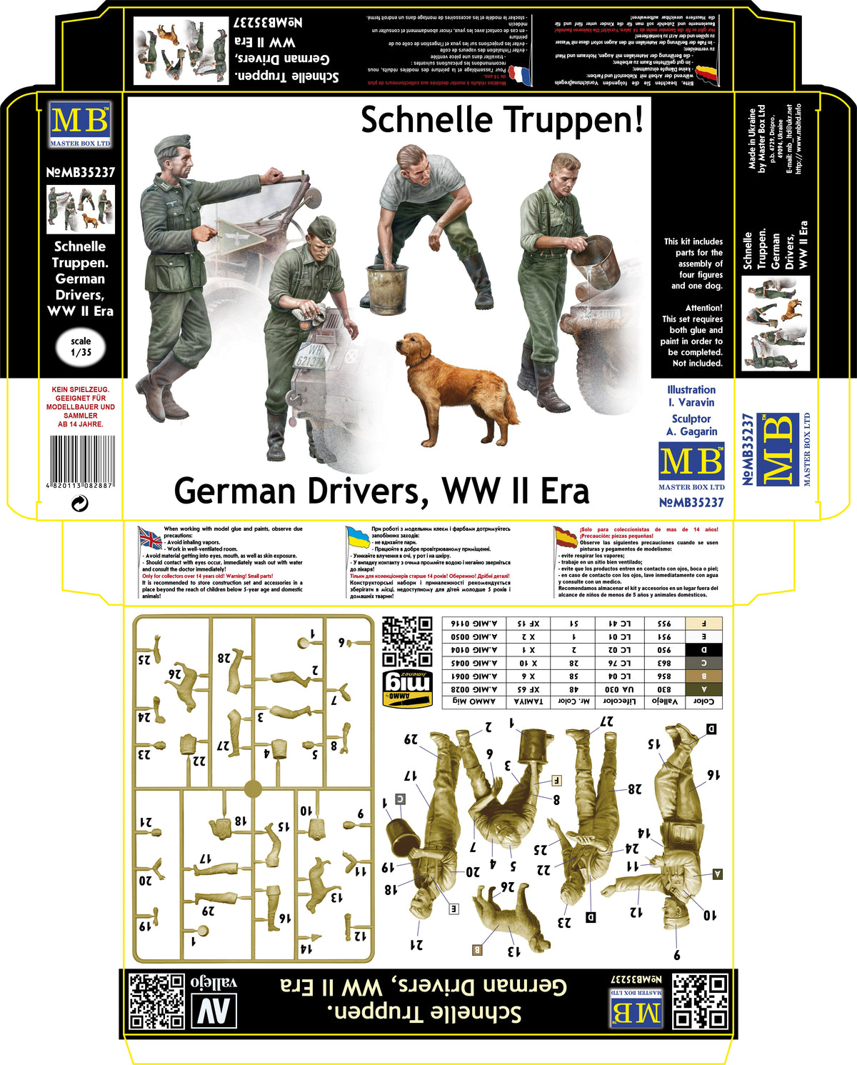 1/35 Schnelle Truppen. German Drivers, WWII Era - Hobby Sense