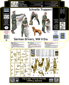 1/35 Schnelle Truppen. German Drivers, WWII Era