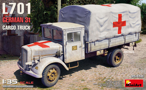 1/35 L701 German 3T Cargo Truck - Hobby Sense
