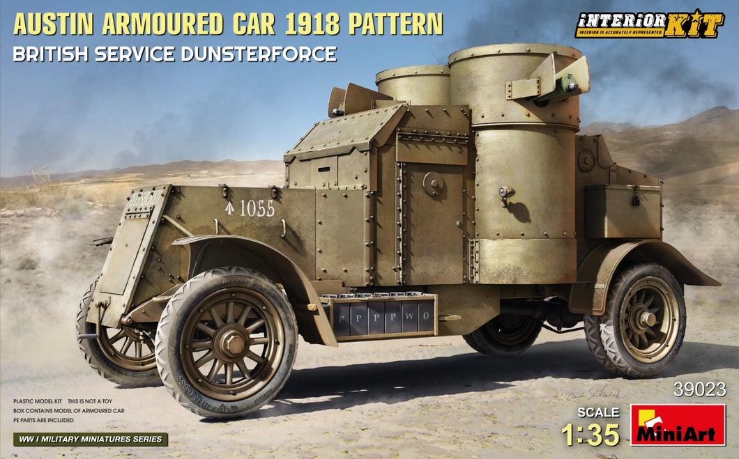 1/35 Austin Armoured Car 1918 Pattern. British Service Dunsterforce. Interior Kit - Hobby Sense