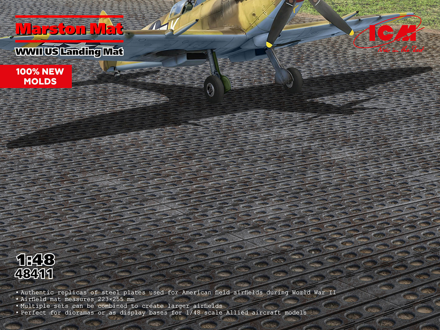 1/48 Marston Mat WWII US Landing Mat