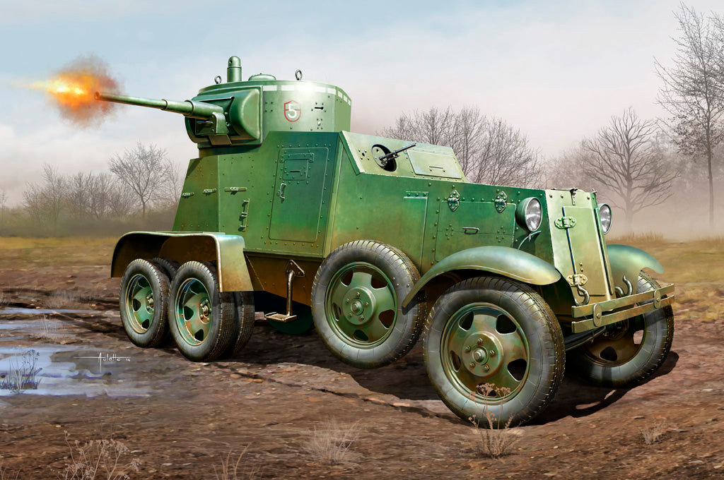 1/35 Soviet BA-3 Armor Car - Hobby Sense