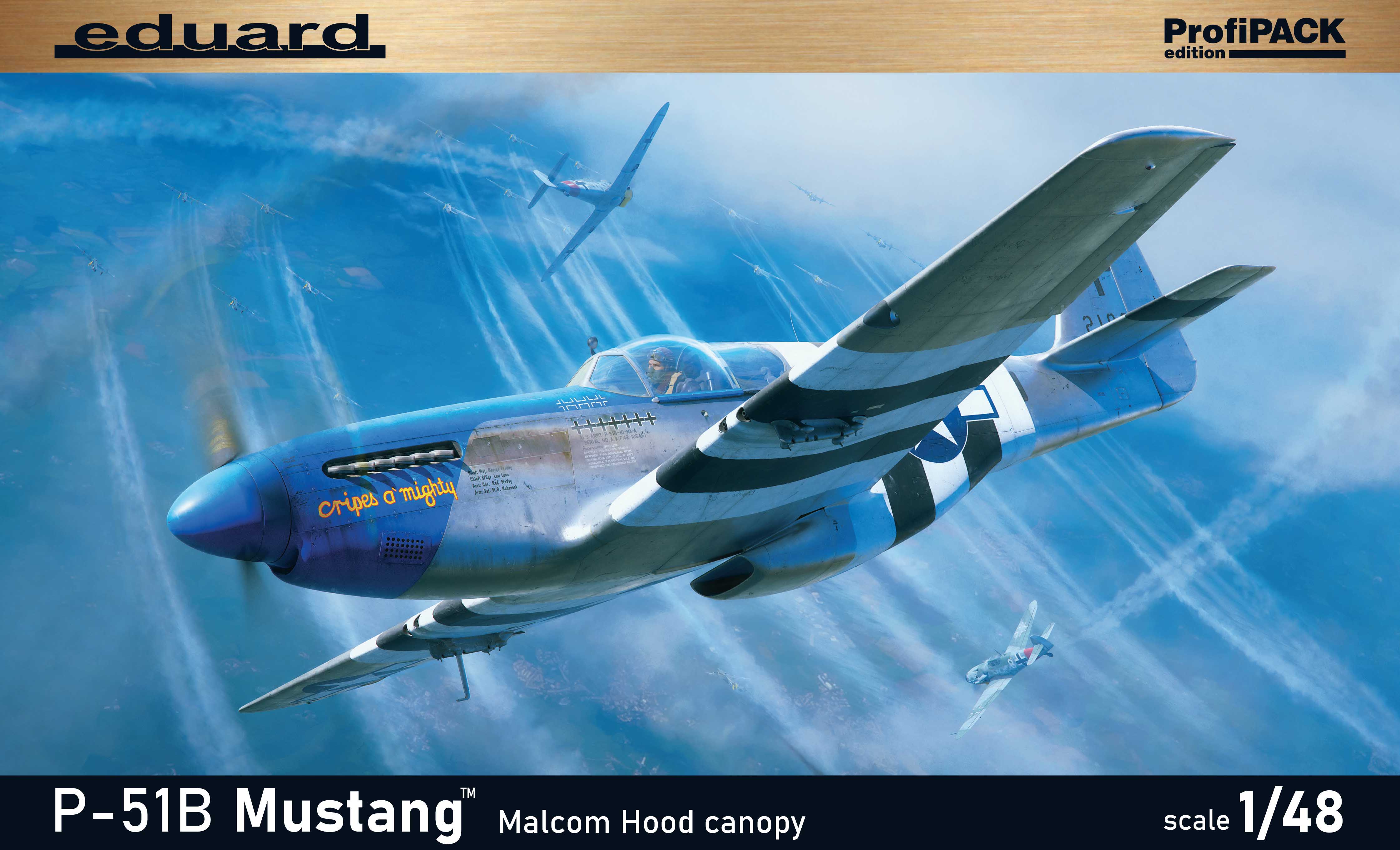 1/48 P51B Mustang Malcolm Hood Canopy, ProfiPACK Edition - Hobby Sense