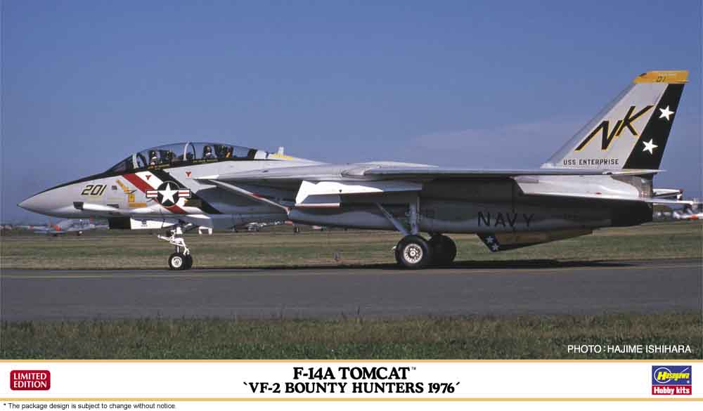 Hasegawa 1/72 F14A Tomcat VF-2 Bounty Hunters 1976 - Hobby Sense