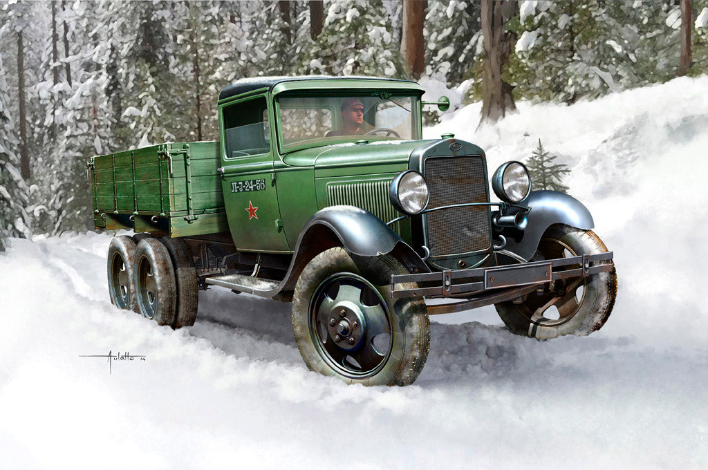 1/35 Soviet GAZ-AAA Cargo Truck - Hobby Sense