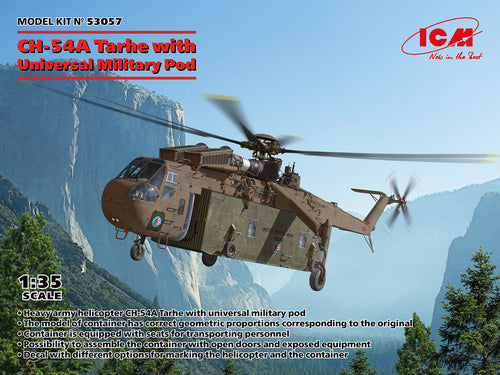 1/35 CH-54A Tarhe with Universal Military Pod - Hobby Sense