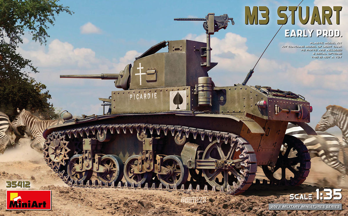 1/35 M3 Stuart Early Prod. Hobby Sense