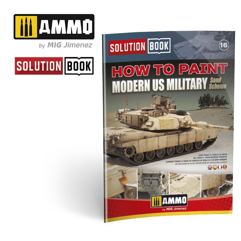 How To Paint Modern US Military Sand Scheme Solution Book - Hobby Sense