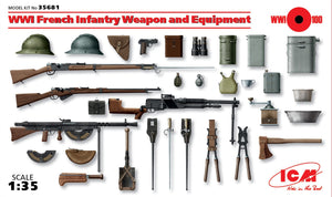 1/35 WWI French Infantry Weapon and Equipment - Hobby Sense