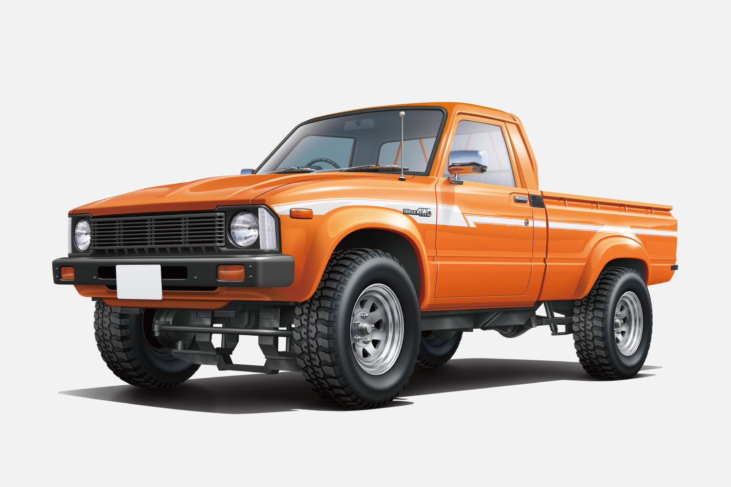 Aoshima 1/24 Toyota Hilux RN30 Lift Up Custom '78 - Hobby Sense