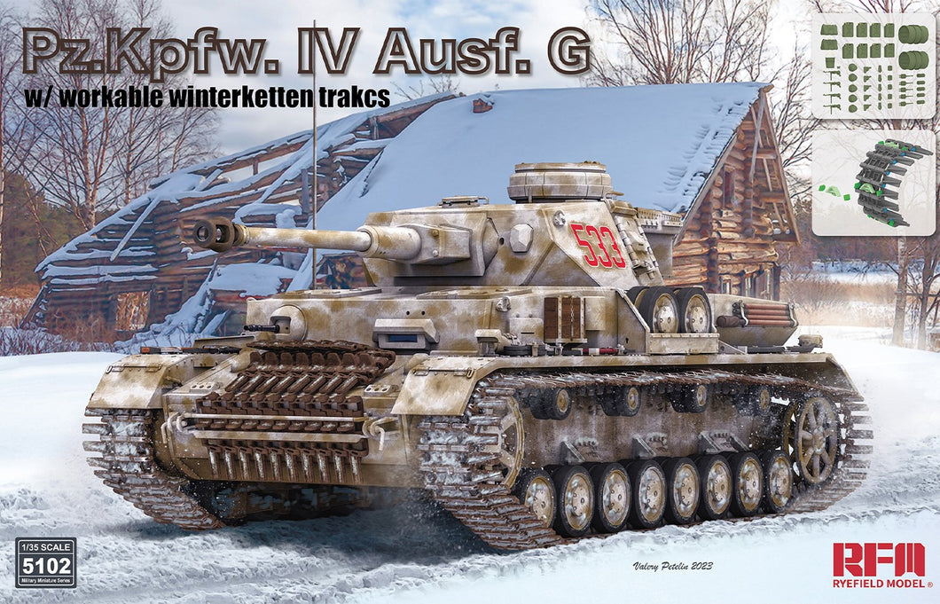 1/35 Pz.Kpfw.IV Ausf.G w/Winterketten - Hobby Sense