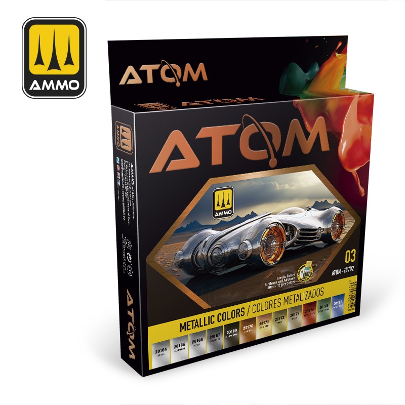 Selection of Ammo Atom  Paint Sets - Hobby Sense