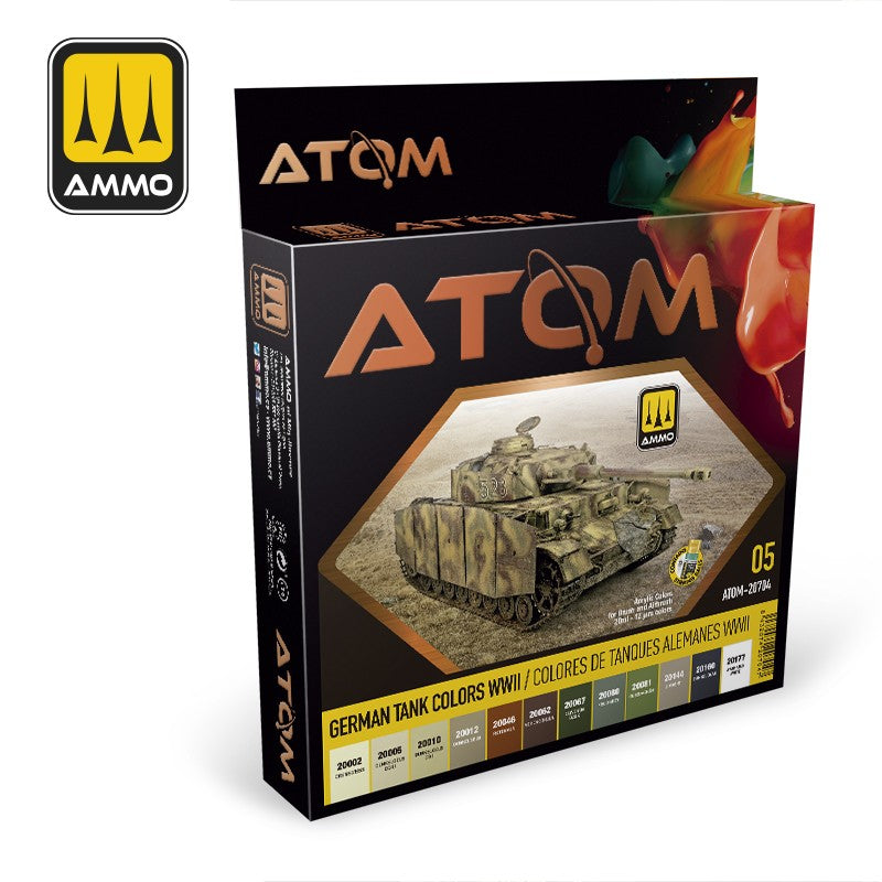 Selection of Ammo Atom  Paint Sets - Hobby Sense