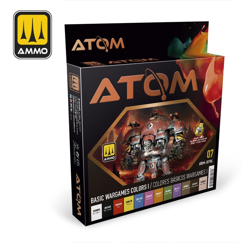 Selection of Ammo Atom  Paint Sets - Hobby Sense