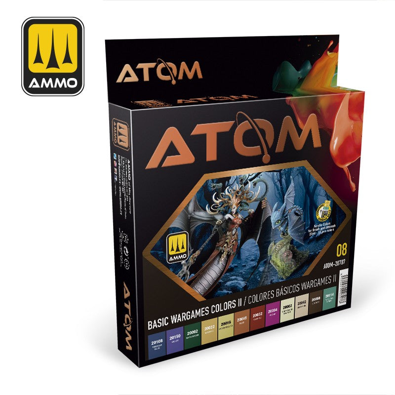 Selection of Ammo Atom  Paint Sets - Hobby Sense