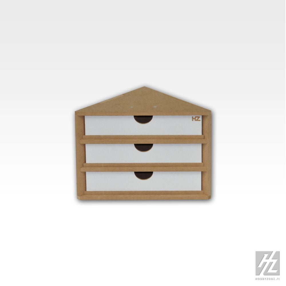 HobbyZone Modular Workshop System Ending Corner Drawers Module - Hobby Sense