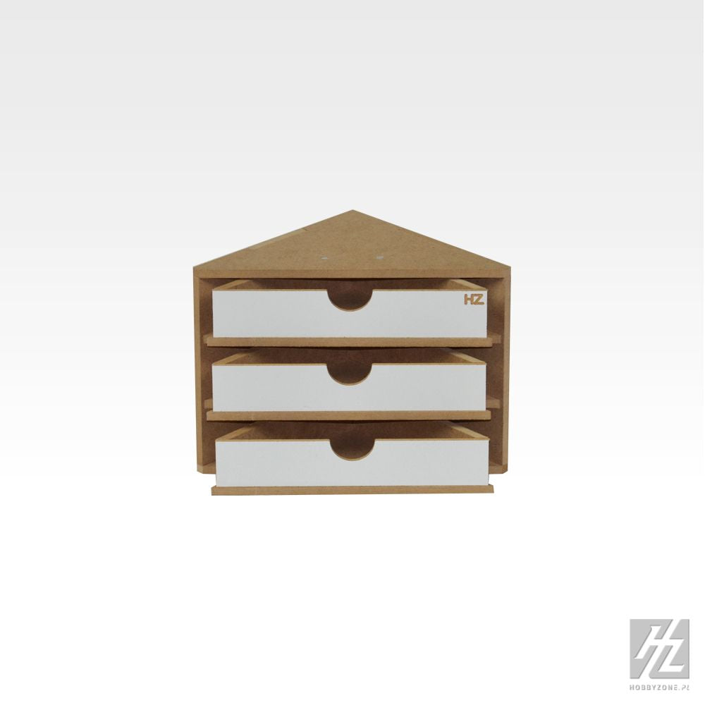 HobbyZone Modular Workshop System Ending Corner Drawers Module - Hobby Sense