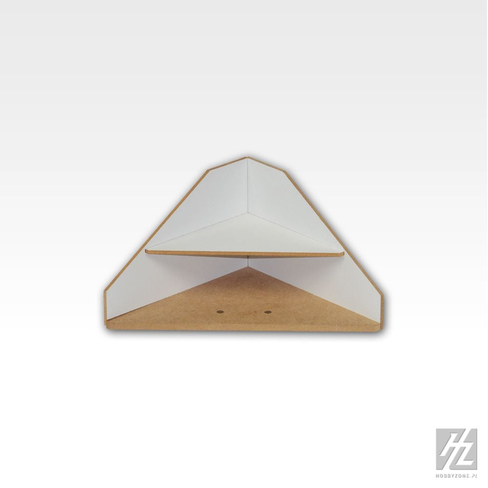 HobbyZone Modular Workshop System Ending Corner Shelves Module - Hobby Sense