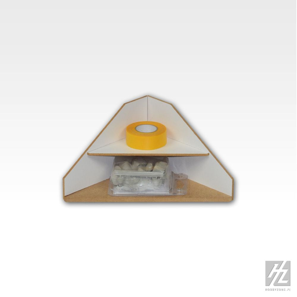 HobbyZone Modular Workshop System Ending Corner Shelves Module - Hobby Sense
