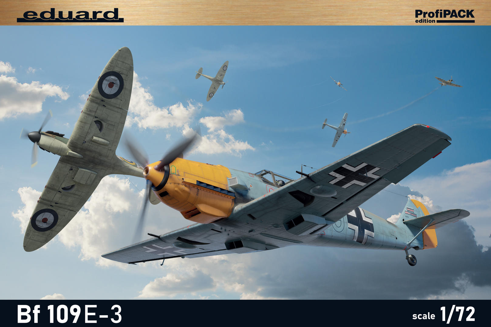 1/72 Bf 109E-3, ProfiPACK - Hobby Sense