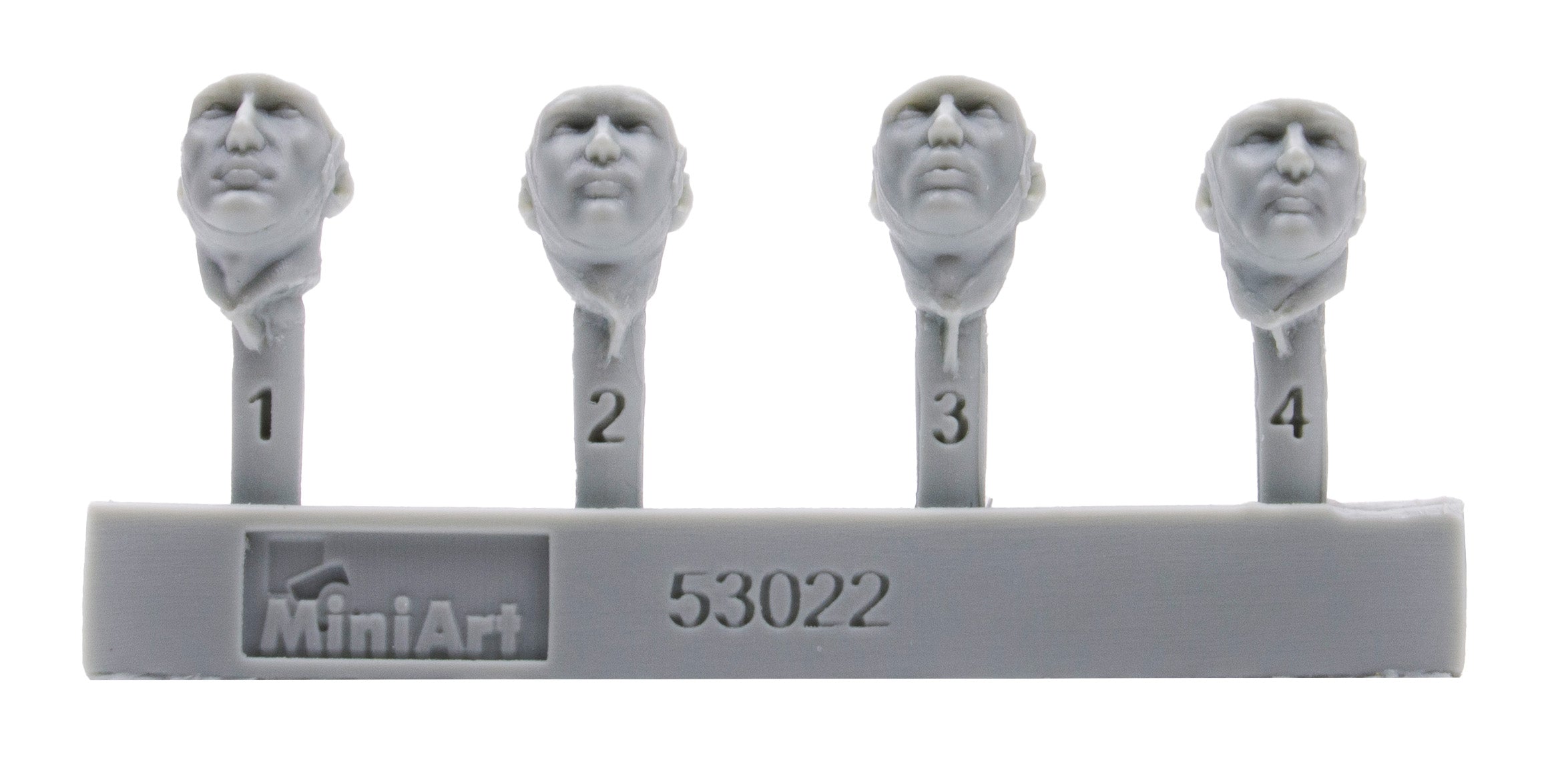 1/35 German Tank Riders Set 1. Resin Heads - Hobby Sense