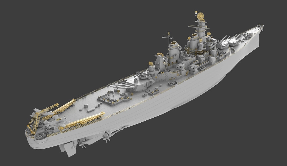 1/350 USS Missouri DLX Version - Hobby Sense