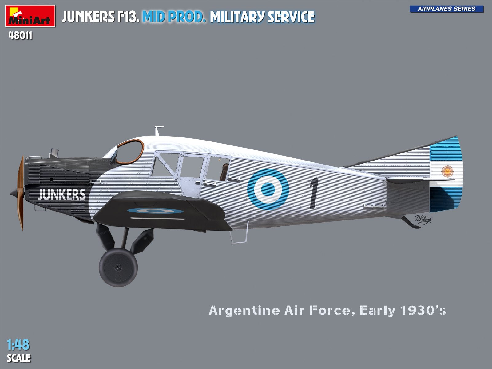 Miniart 1/48 Junkers F13. Mid Prod. Military Service